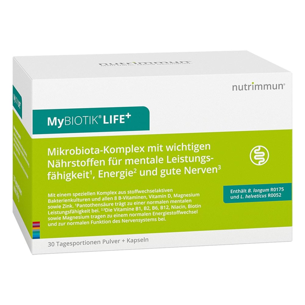nutrimmun GmbH Mybiotik Life+ Kombipackung 30x1,5 g Plv.+60 Kapsel (n) 16537481
