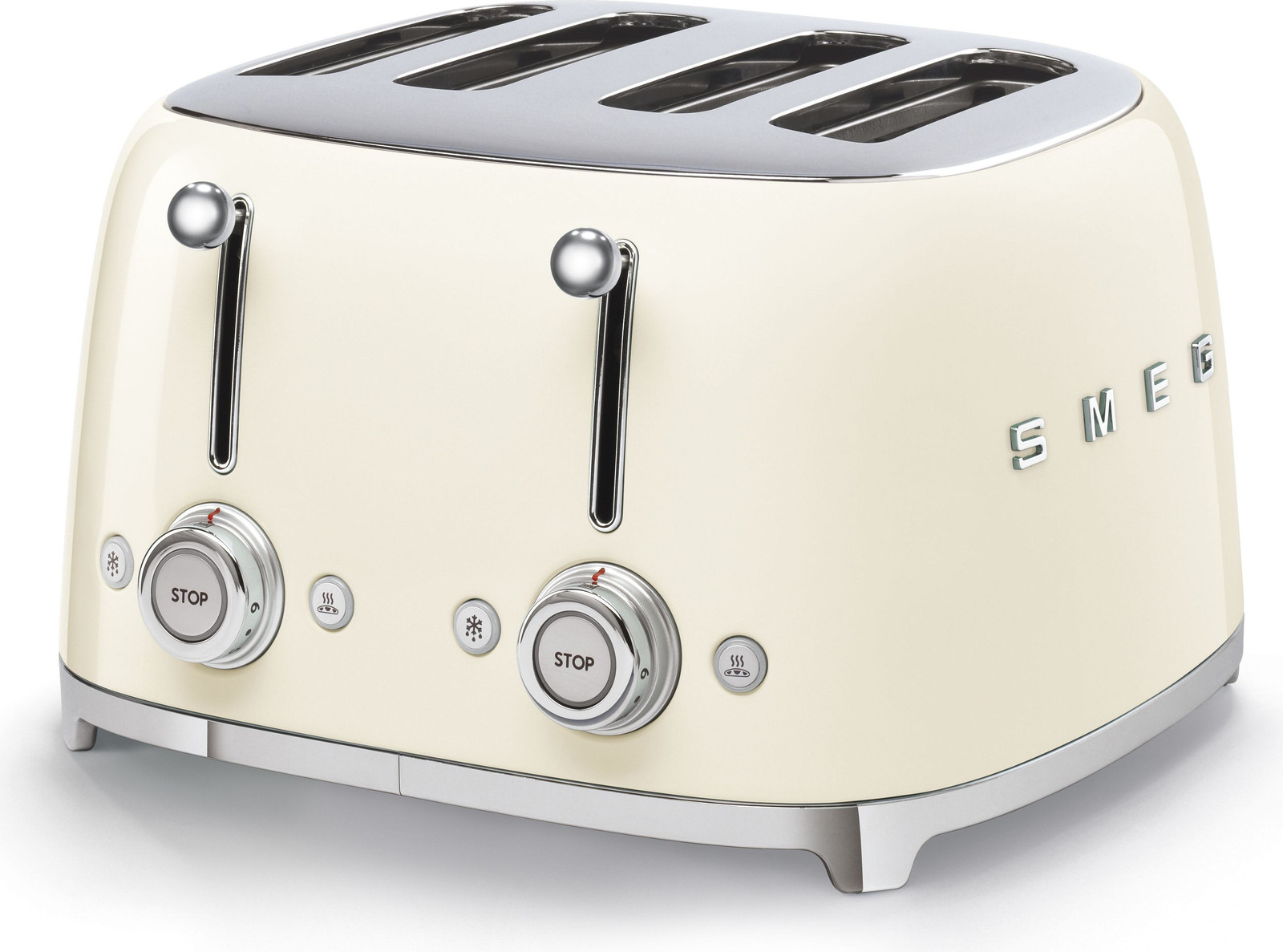 Smeg TSF03CREU broodrooster, crème