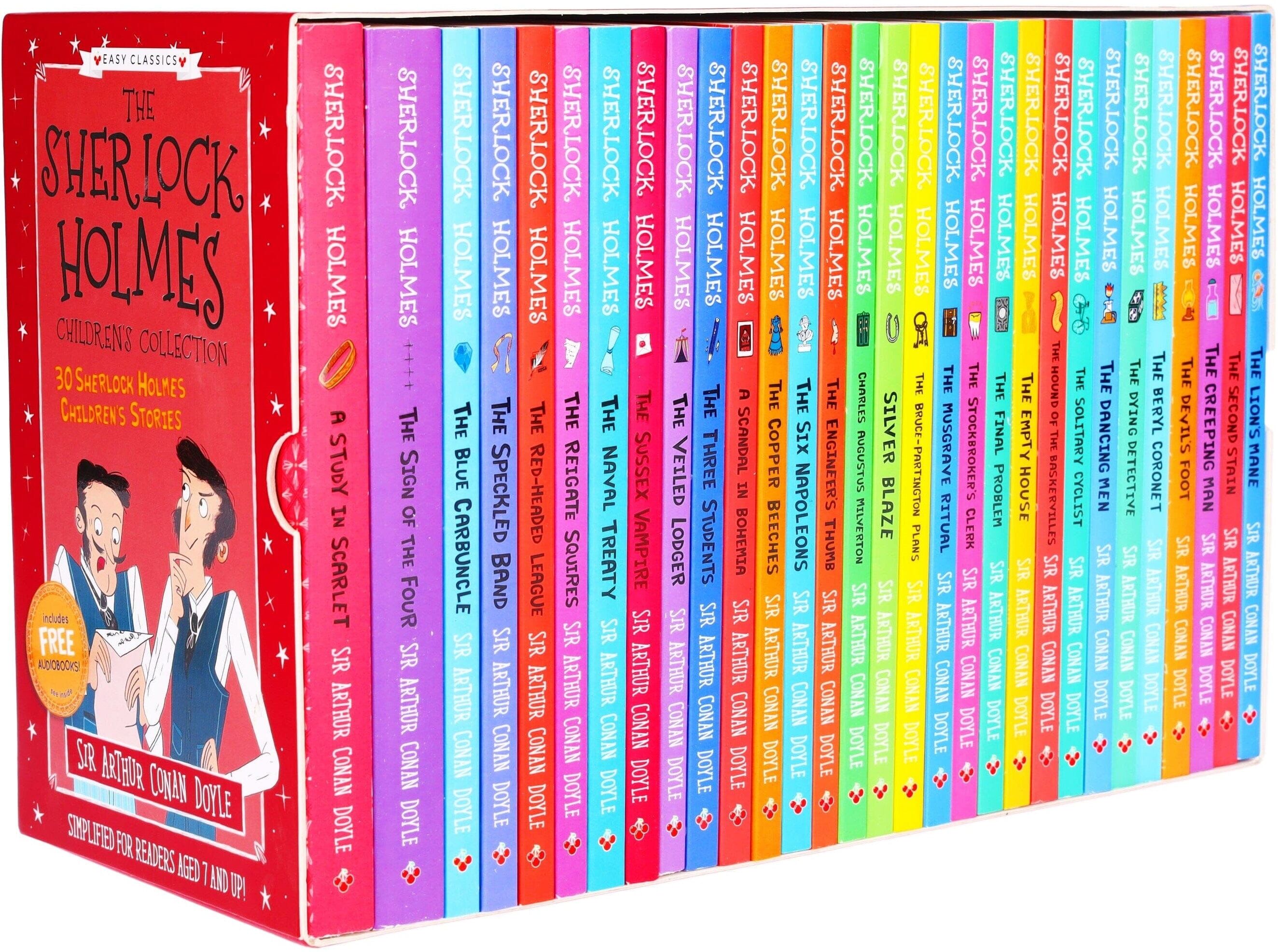 The Sherlock Holmes Children's Collection 30 Books Box Set By Sir Arthur Conan Doyle - Ages 7-9 - Paperback Sweet Cherry Publishing