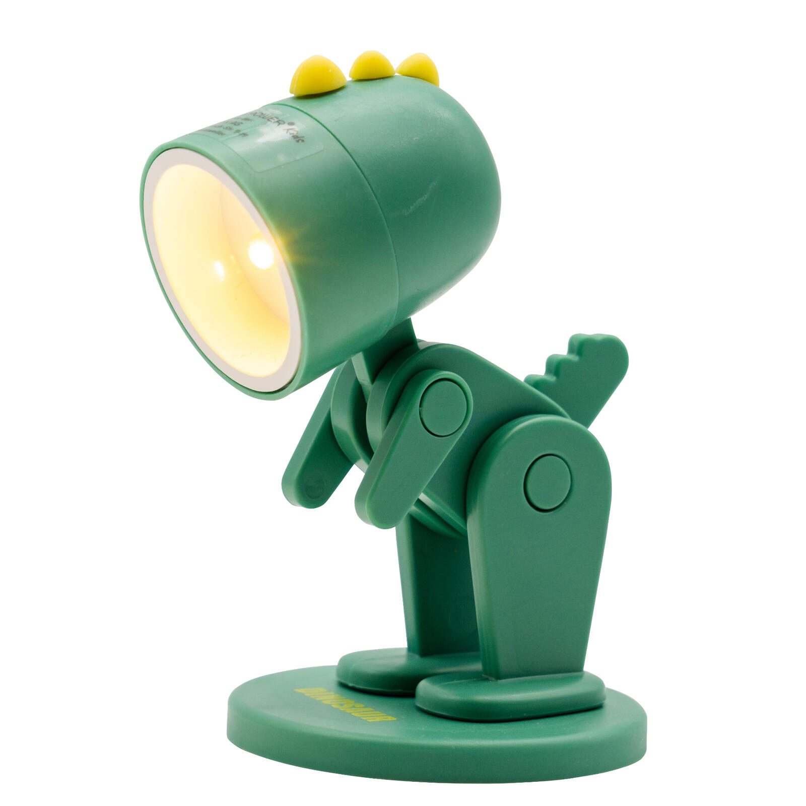 Ultron RealPower LED-Tier Taschenlampe Grüner Dino mit Sockel 486257