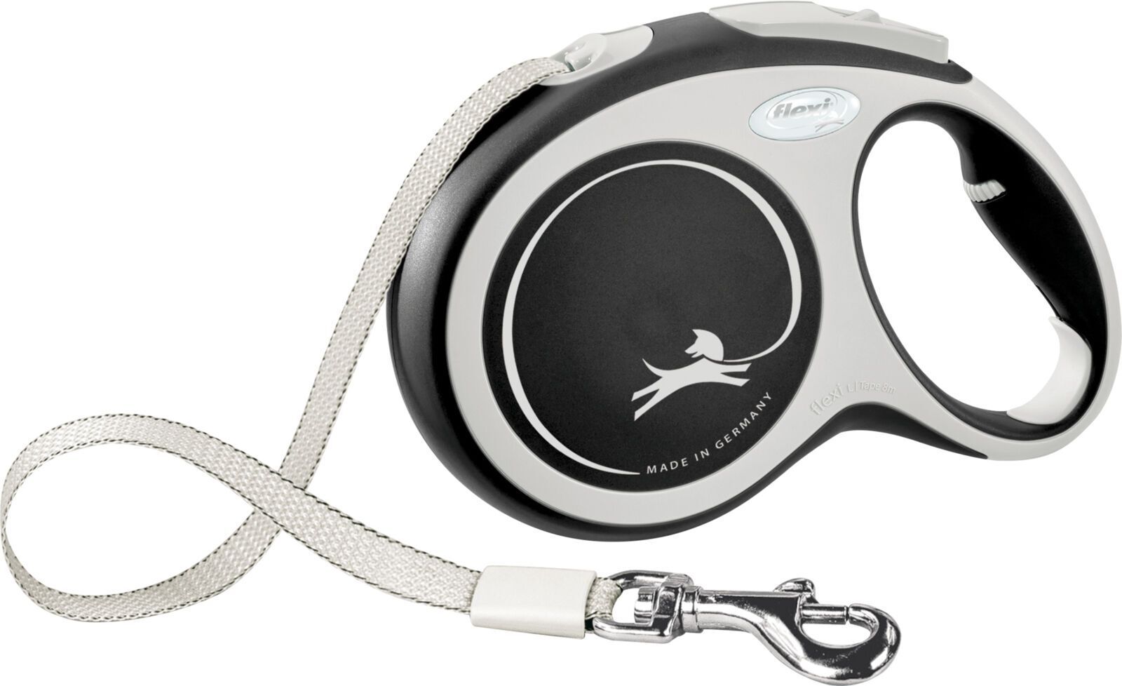 TRIXIE flexi New COMFORT, Gurt, L: 8 m, schwarz