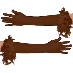 Handschuhe "Glamour", braun