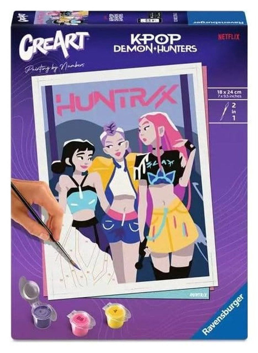 Ravensburger CreArt Schilderen op Nummer KPop Demon Hunters HUNTR/X