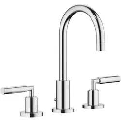 Dornbracht Waschtisch Armatur Tara. 2071088200 chrom, Ausladung 135mm, Griffhebel, 3 Loch Armatur