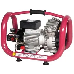 Elmag, Kompressor, - kompressor, 120 l/min, 230 Volt, 10 Bar, ölfrei SUPERFOX 240/10/5 W, 5 lt. Kessel (5 l, 10 Bar)