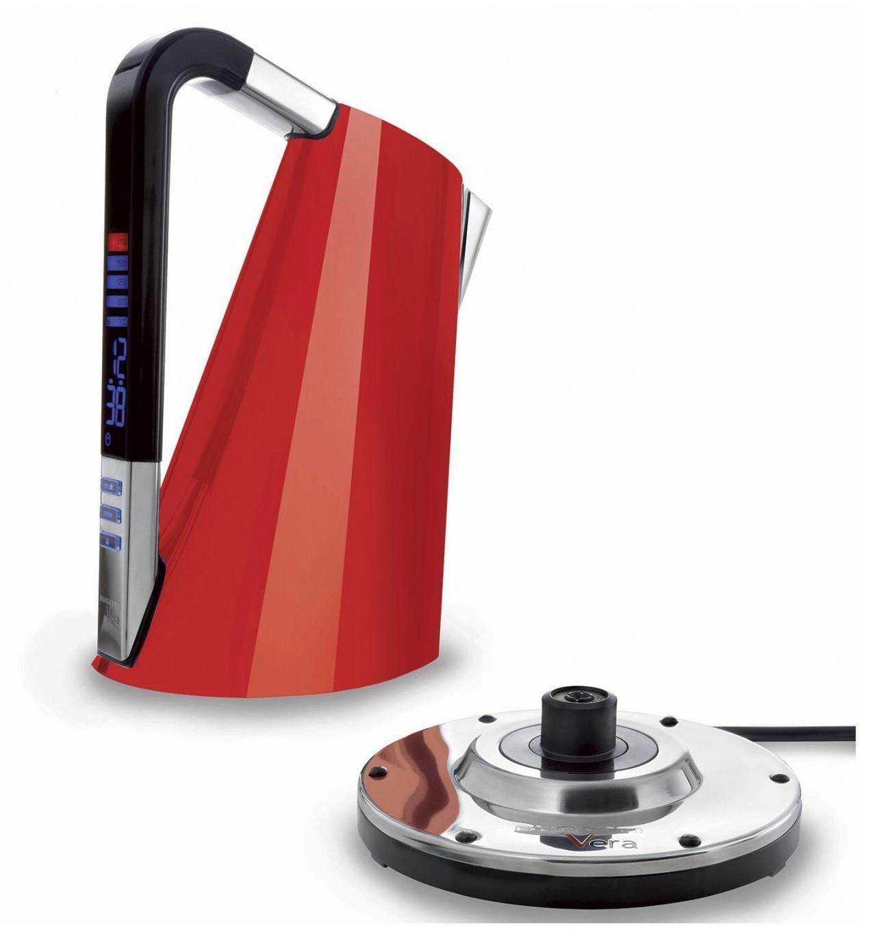 Casa Bugatti 14-VERA C3 Design waterkoker Vera, 2400 Watt, rood