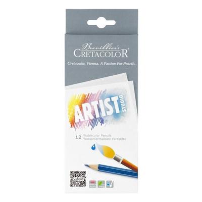 Cretacolor Buntstifte wasservermalbar, 12er Set