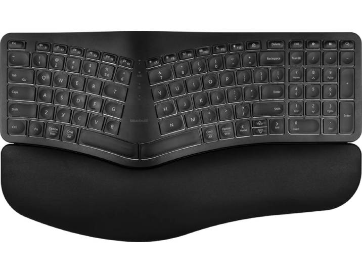 BlueBuilt Draadloos Ergonomisch Bluetooth Toetsenbord QWERTY