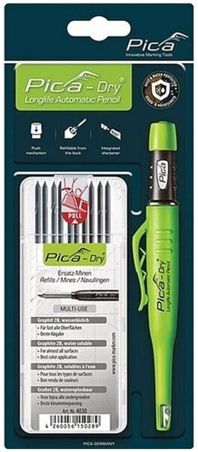 Bau-/Tieflochmarker Pica-Dry+Minenset Farbe graphit +Minenset 4000 871 853 PICA (30403)