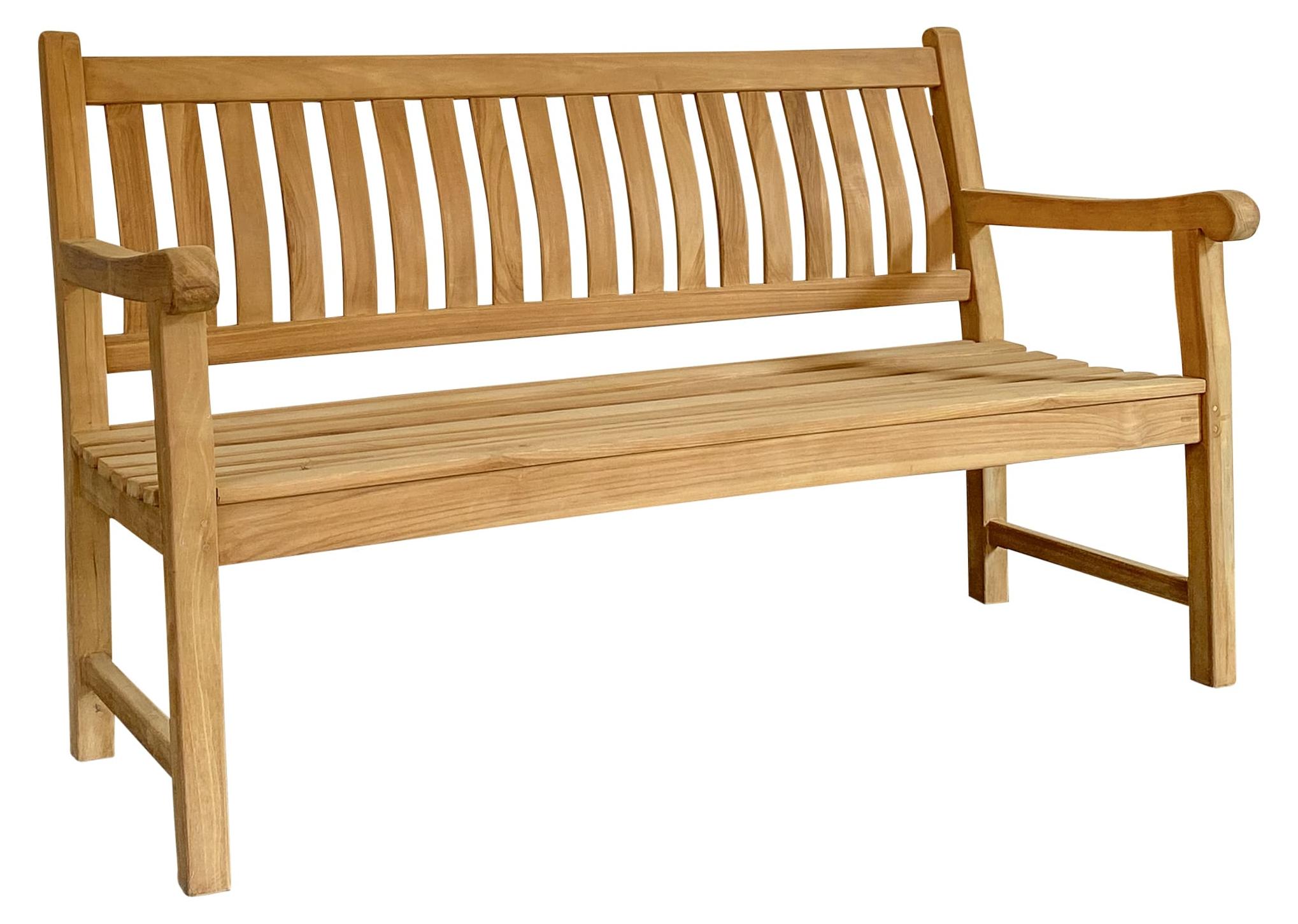 LC Garden "Patrick" Gartenbank Teakholz Holzbank 150cm