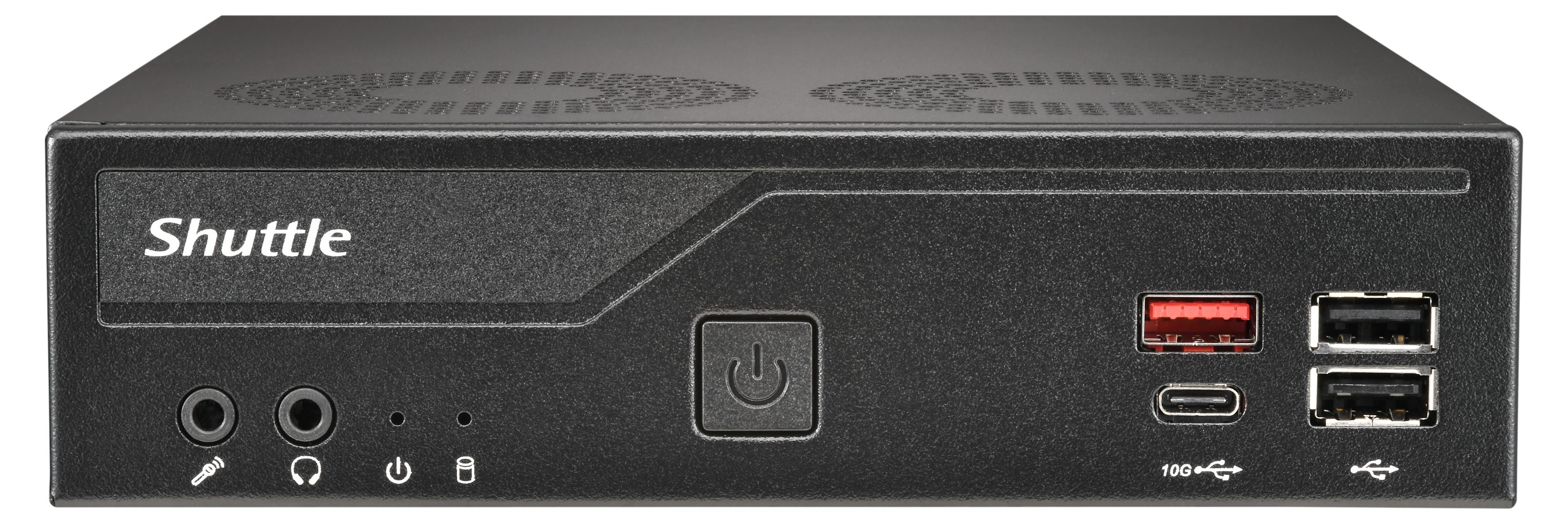Shuttle Slim PC DH810 Barebone mit 8 GB DDR5 inklusive, Aktionsbundle, zeitlich begrenztes , 1,35 l großer PC, Mini-PC Barebone, Intel H810, LGA 1851 (Socket V1), DDR5-SDRAM, M.2, PCI Express, SATA