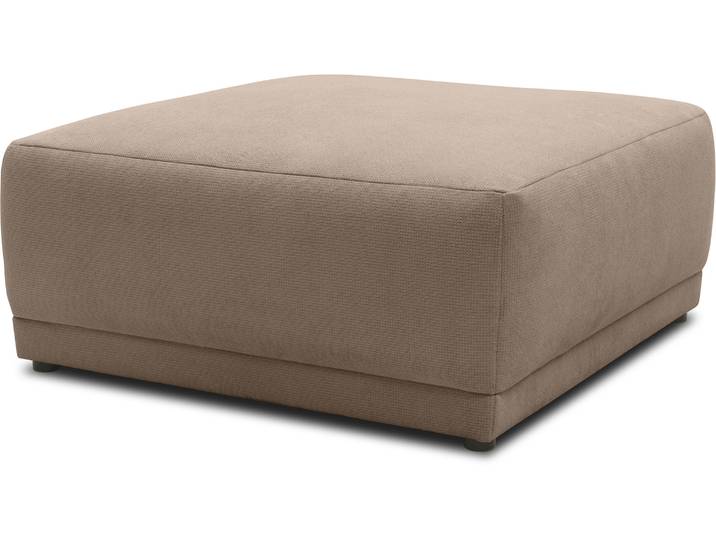 Hocker DOMO COLLECTION 800007 , braun (coffee), B:100cm H:45cm T:100cm, 95% Polyester, 5% Polyamid, Hocker, Hocker, nach Wunsch zusammenstellbar