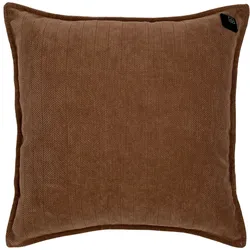 Kabelloses Heizkissen mit Akku (10.000mAh) - Chenille Braun - Wärmekissen 45x45cm inkl. 2,5m USB-Kabel