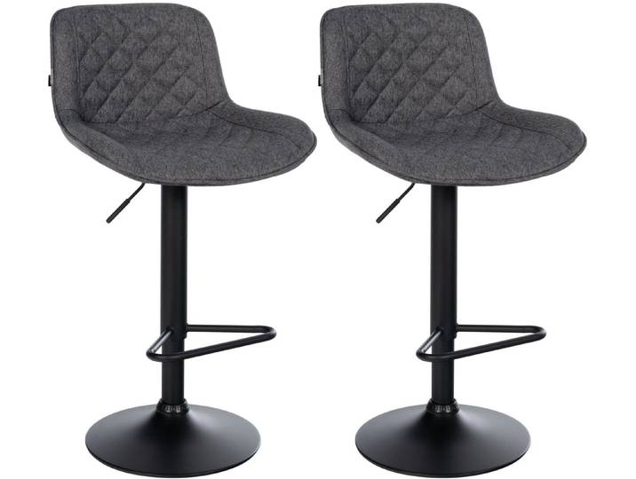 CLP Barhocker Kasson (Set, 2 St., 2er), mit stabilen Metallgestell