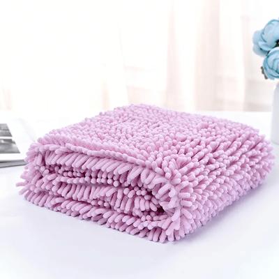 PetsAreLife Super Absorbent Dog Towel For Quick Drying Pink M (35 X 80cm)