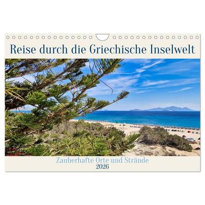Reise durch die Griechische Inselwelt (Wandkalender 2026 DIN A4 quer), CALVENDO Monatskalender