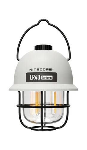 NiteCore NC-LR40-WEISS LR40 LED Camping-Laterne 100lm akkubetrieben 222g Weiß