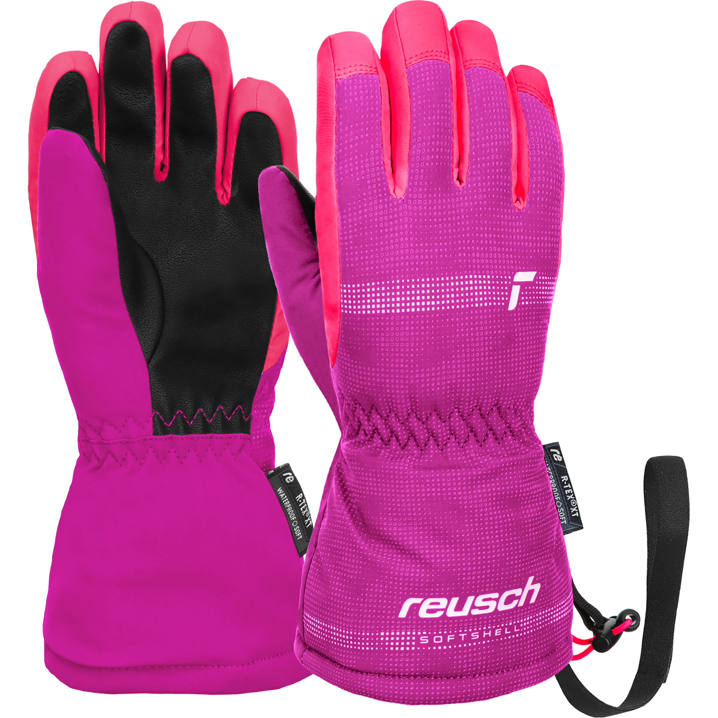 Reusch Maxi R-Tex XT Kinder Fingerhandschuhe pink Größe M Skifahren Widerstandsfähig Wasserabweisend