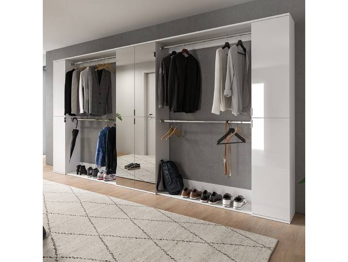 Armoire - largeur 341 cm 341 x 193 x 34cm Blanc