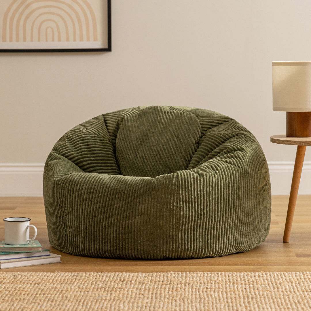 icon Kingston Beanbag Corduroy Navy Blue Green Large;Medium
