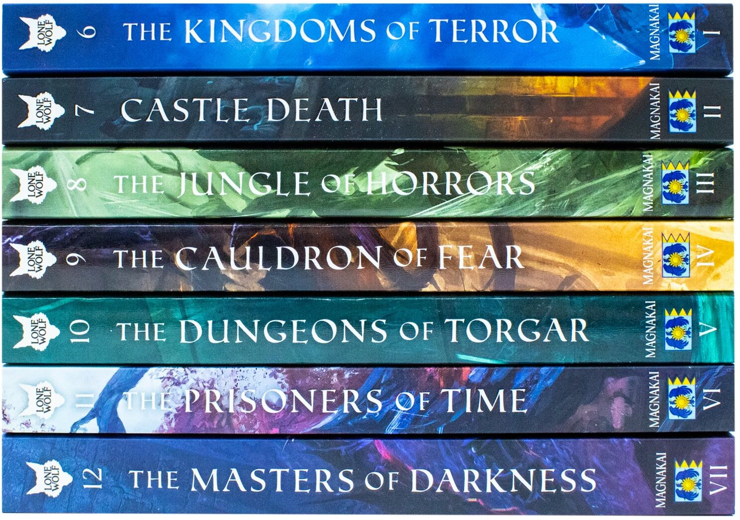 Holmgard Press Lone Wolf Series Books 6-12 Collection Set by Joe Dever - 7 Book Paperback Gamebook Set - Ages 9-12 - Fantasy Adventure