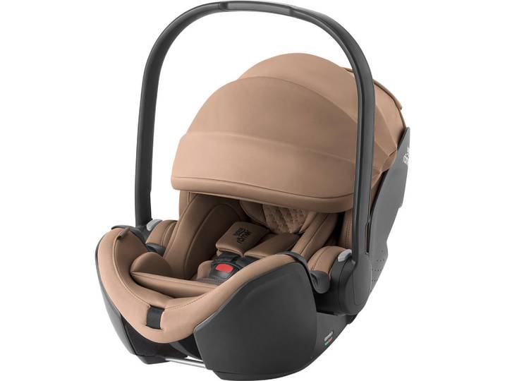 Britax Römer Babyschale Baby-Safe Pro, Cognac, 44x62.5x65.5 cm, ECE R 129 i-Size, abnehmbarer und waschbarer Bezug, Flugzeugzulassung, Gurtlängenverstellung, Sonnendach, integriertes Gurtsystem, schadstoffgeprüft, verstellbare Sitz- und Schlafpositionen, 3-Punkt-Gurt, Baby on Tour, Babyschalen, Babyschalen