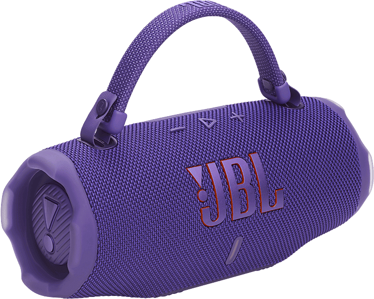 Altavoz bluetooth - JBL Charge 6, 45 W, Bluetooth, Hasta 24 horas + 4 con Playtime Boost, Resistente a golpes, agua y polvo, Morado