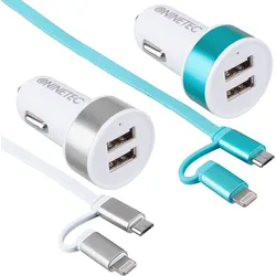 NINETEC 2 Port Ladegerät Smart IQ