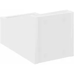 vidaXL LP Plattenbox (Platten), CD- & Schallplatten Aufbewahrung, Weiss