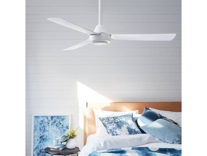 Bayside Calypso Deckenventilator weiß Ø 122cm leise - Beacon Beacon Lighting - Wohnzimmer - Modern - Kunststoff