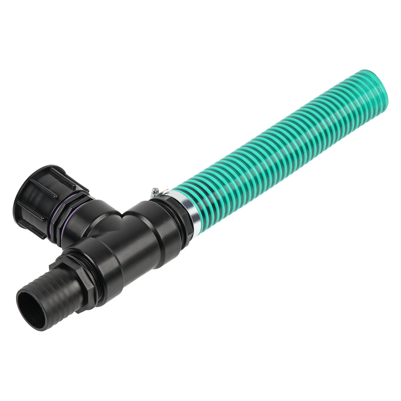 REKUBIK IBC Adapter S60x6 - 1 IBC Erweiterung Tankverbindung Schlauch 50mm (2")