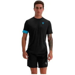 Macron, Herren, Sportshirt, Start Cb Juan (XXL), Schwarz, Blau
