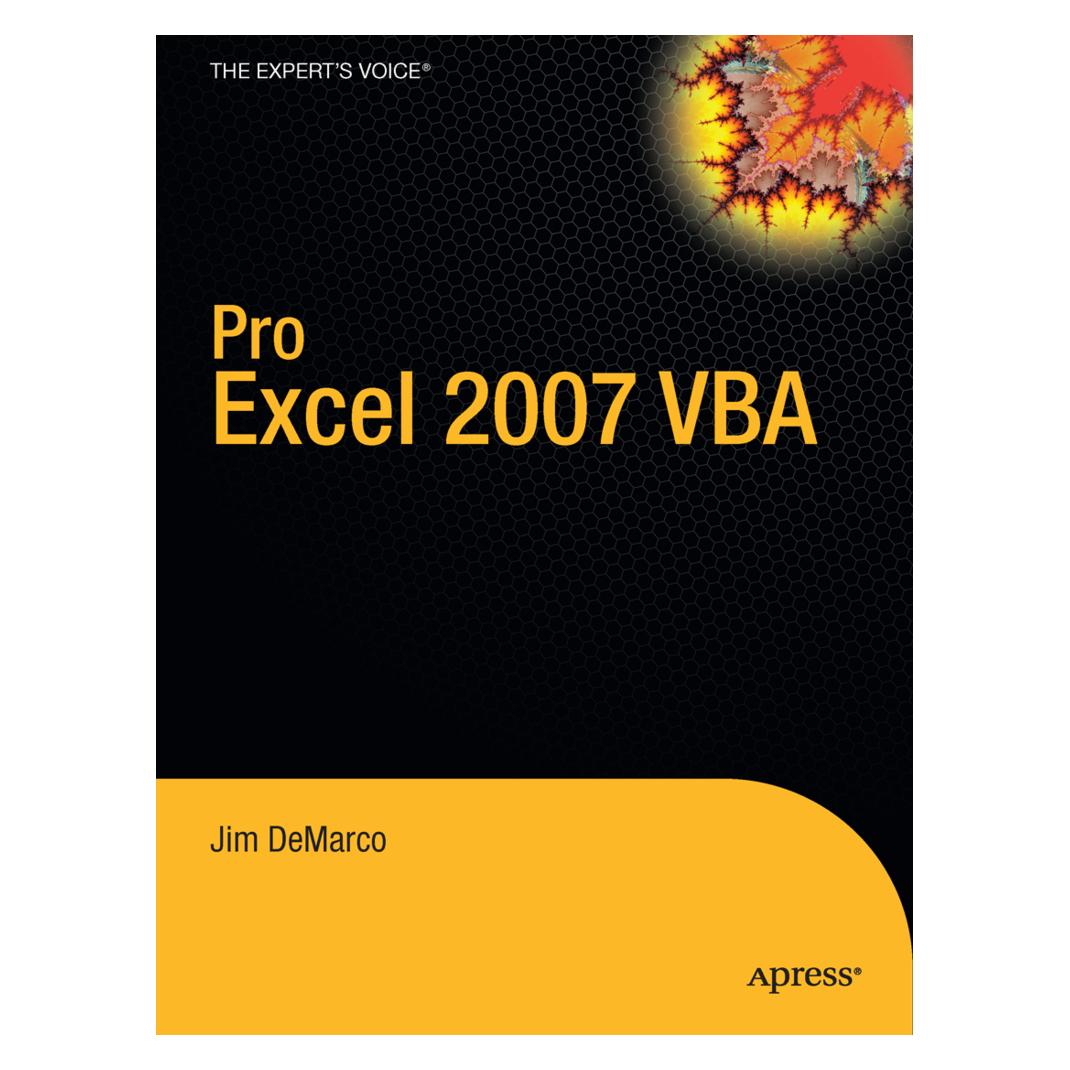 Apress Pro Excel 2007 VBA (Englisch, Softcover, Jim DeMarco) (55190578)