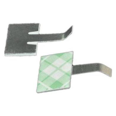 RS PRO Kabelhalter selbstklebend Alu silbern 17 mm x 3.5mm x 24mm (1720826)