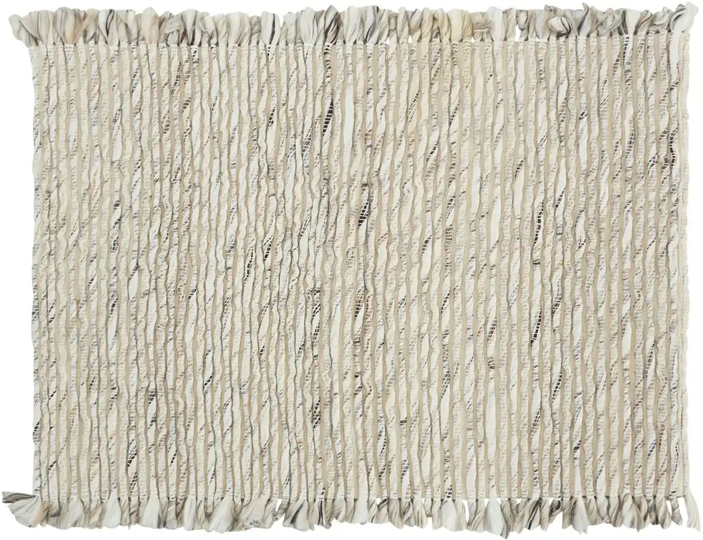 Gray & Jones Handwebteppich  Cap Ferrat ¦ beige ¦ Wolle,Baumwolle ¦ Maße (cm):