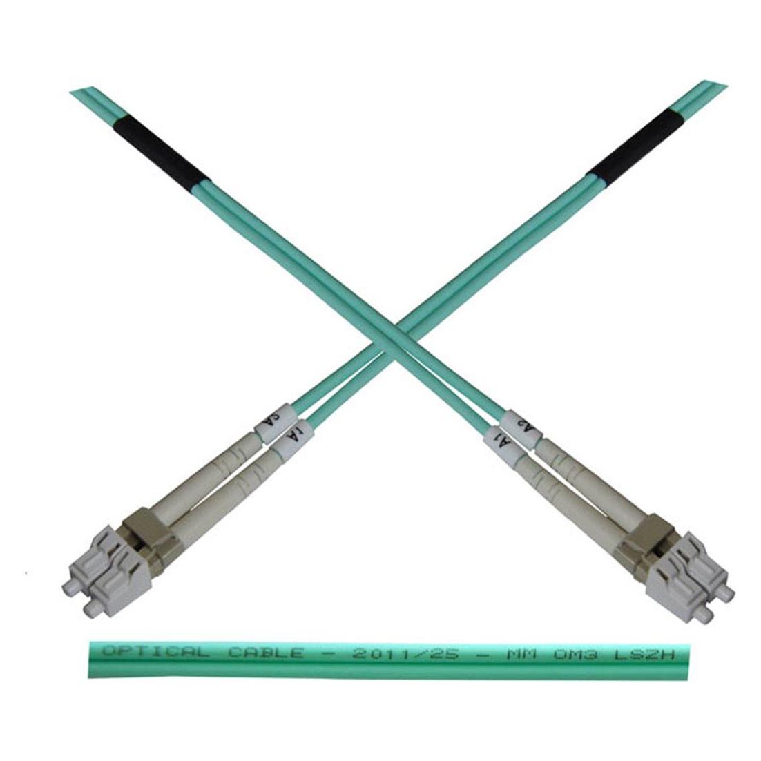 OEM Optický patch kabel duplex LC-LC 50/125 MM 0,5m OM3 (0.50 m) (49304831)