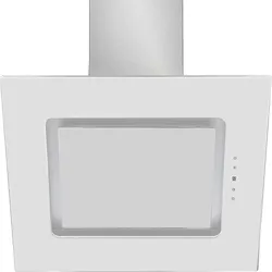Respekta Dunstabzugshaube CH99040-60W 60 cm Glas Weiß
