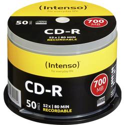 Intenso 1001125 CD-R 80 Rohling 700 MB 50 St. Spindel