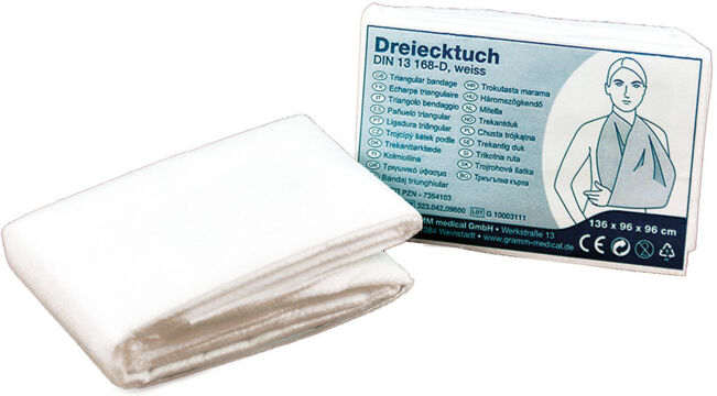 Gramm Medical Triangle médical, DIN 13 168-D, 136 x 96 x 96 cm (323.042.09600)