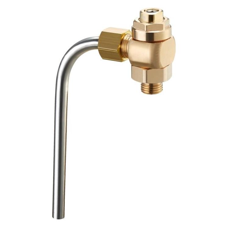 Oventrop OV Probeentnahmeventil Aquastrom P Rotguss/Edelstahl DN 8, 1/4Zoll (4209102)