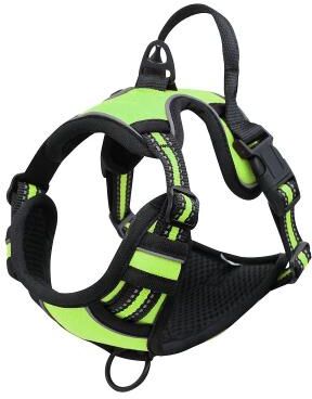 Inspired Living GuardianGrip No Pull Dog Harness For Large & Medium Dogs With Reflective Control Handle green m(7 18kg)
