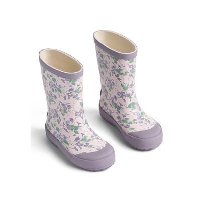 Stiefel WHEAT "WHEAT Rubber Boot Muddy", Mädchen, Gr. 26, lila (lila petunias), Gummi, Schuhe Stiefel