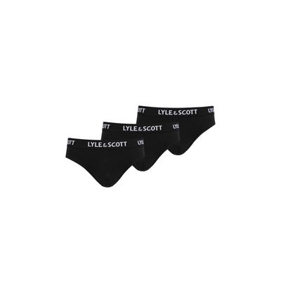 Funktionsunterhose LYLE & SCOTT "Lyle & Scott OWEN", Herren, Gr. L, 1 Stk., schwarz, 95% Baumwolle, 5% Elasthan, Unterhosen Funktionsunterhose