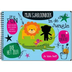 Harlekijn Mijn sjabloonboek-in de jungle. 4+