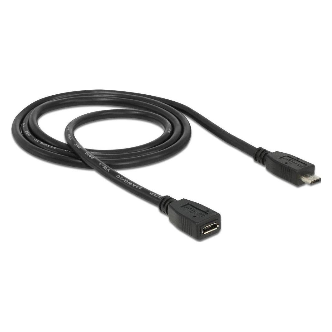 Delock USB 2.0 Verlängerung (1 m, USB 2.0) (83248)