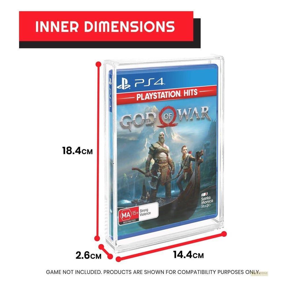Evoretro Pack 2 boîtes de protection en acrylique pour PS3/PS4/Blu-Ray/XBOX One (PS3, PS4, Xbox One S) (EVO-2698)