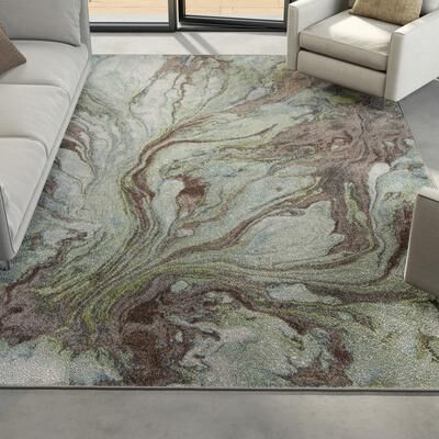 Domani Globe Modern Abstract Pattern Area Rug