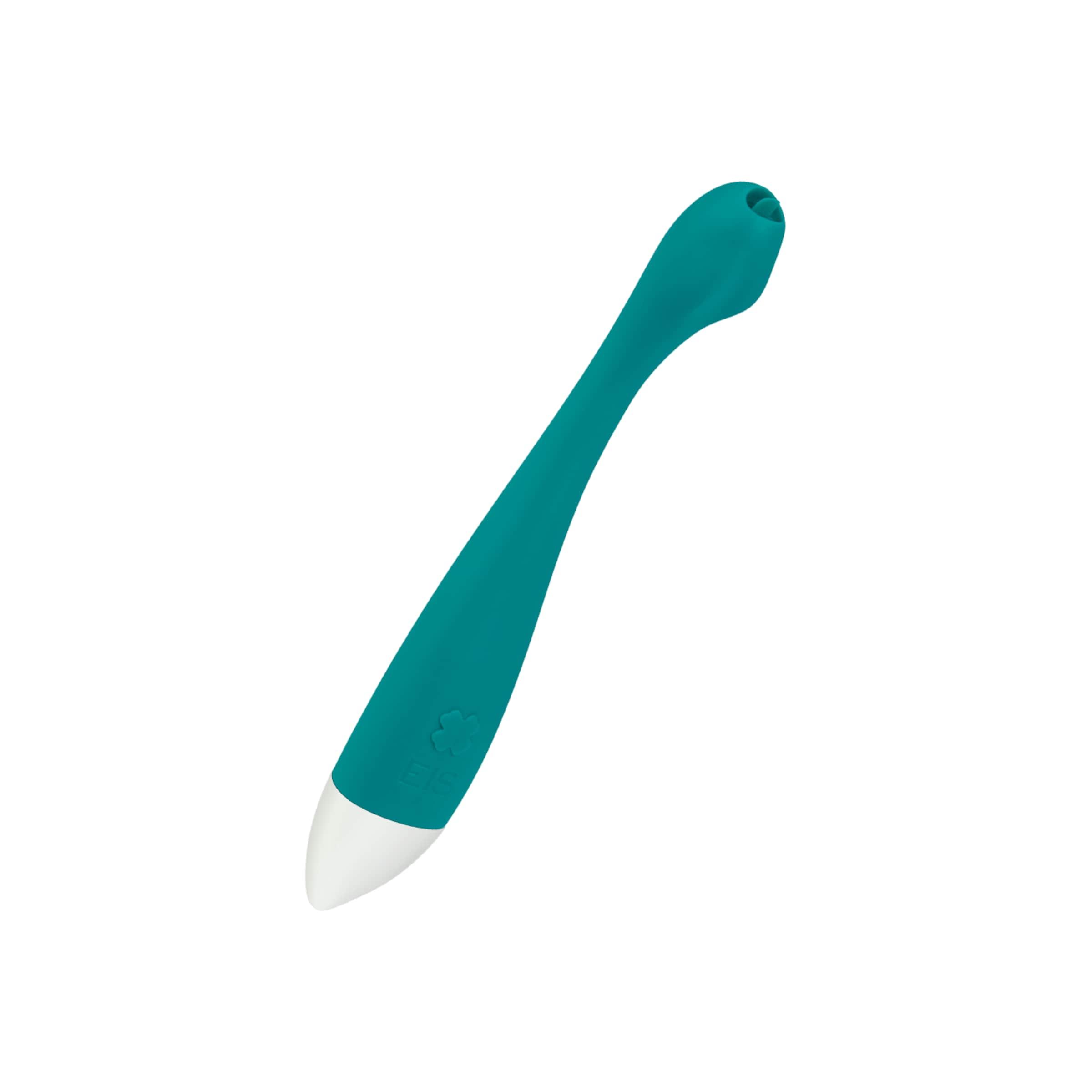 Zungen-Vibrator aus Silikon, 17 cm