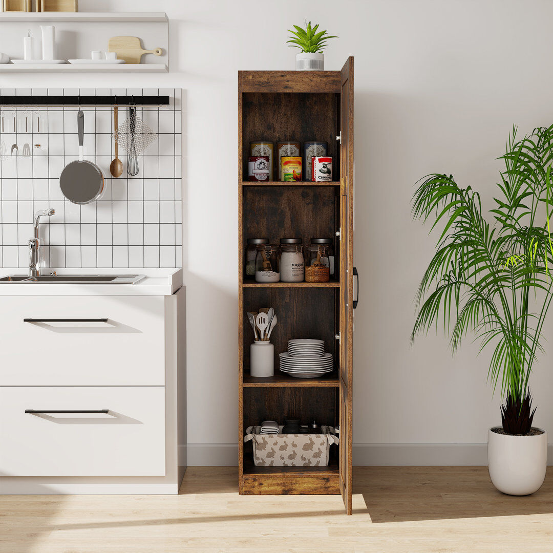 Brambly Cottage 40 cm W Highboard Brown 150cm H X 40cm W X 37cm D