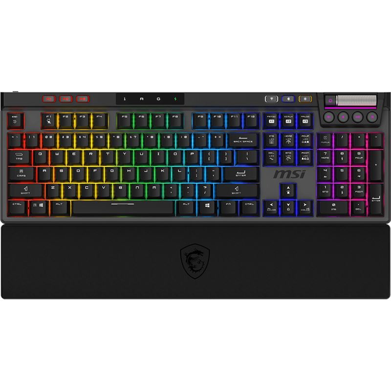 MSI Strike Pro W Silent DE Keyboard DE Black retail